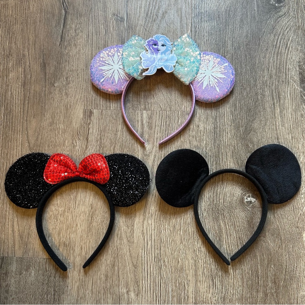 Frozen and Classic Mouse Ears Headband Set